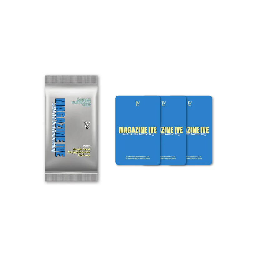 IVE - 2024 2ND FANMEETING [MAGAZINE IVE] MD (RANDOM PHOTOCARD PACK