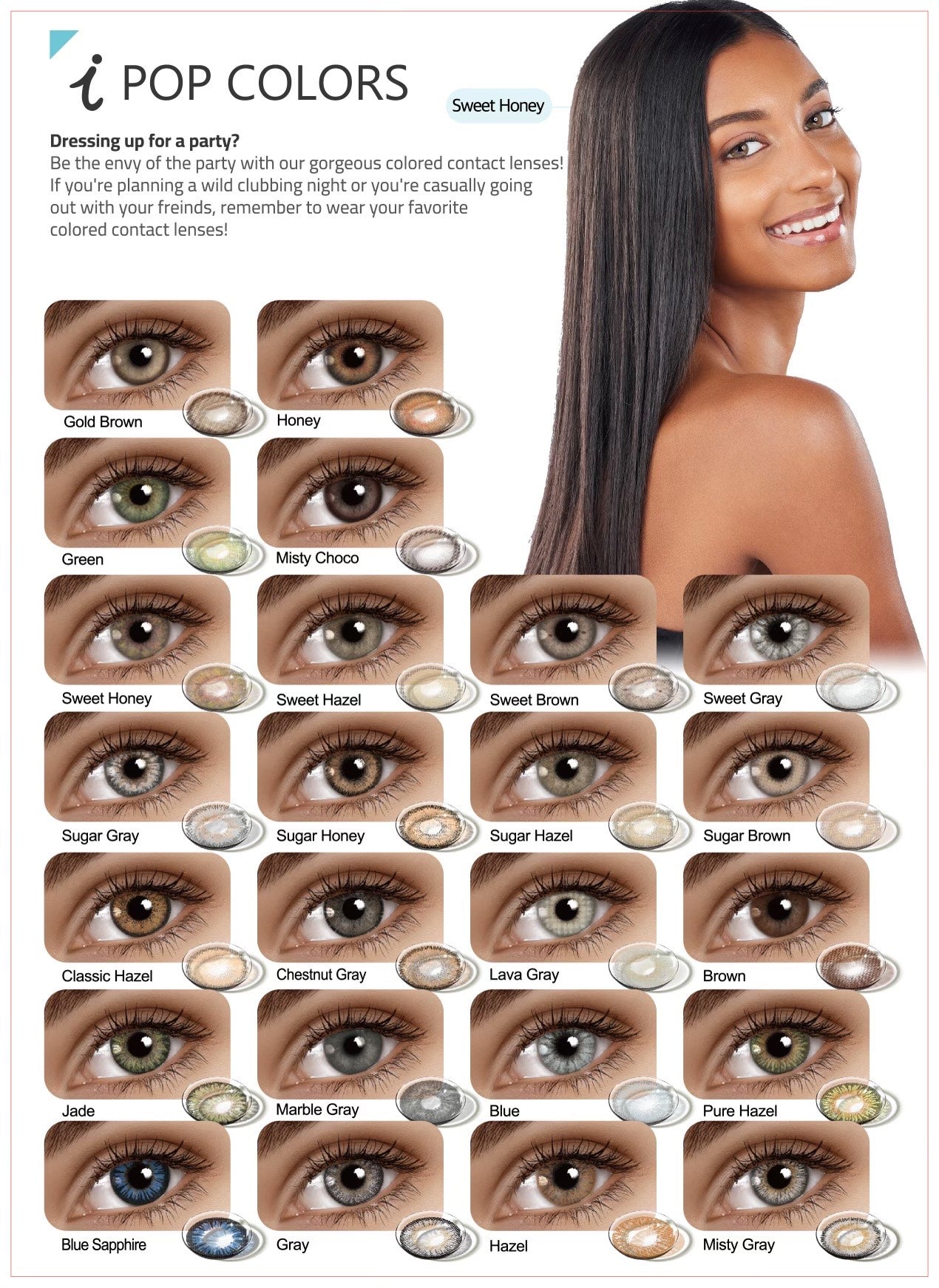 i POP COLOR LENSES - COTACT LENSE – KPOP Store in USA