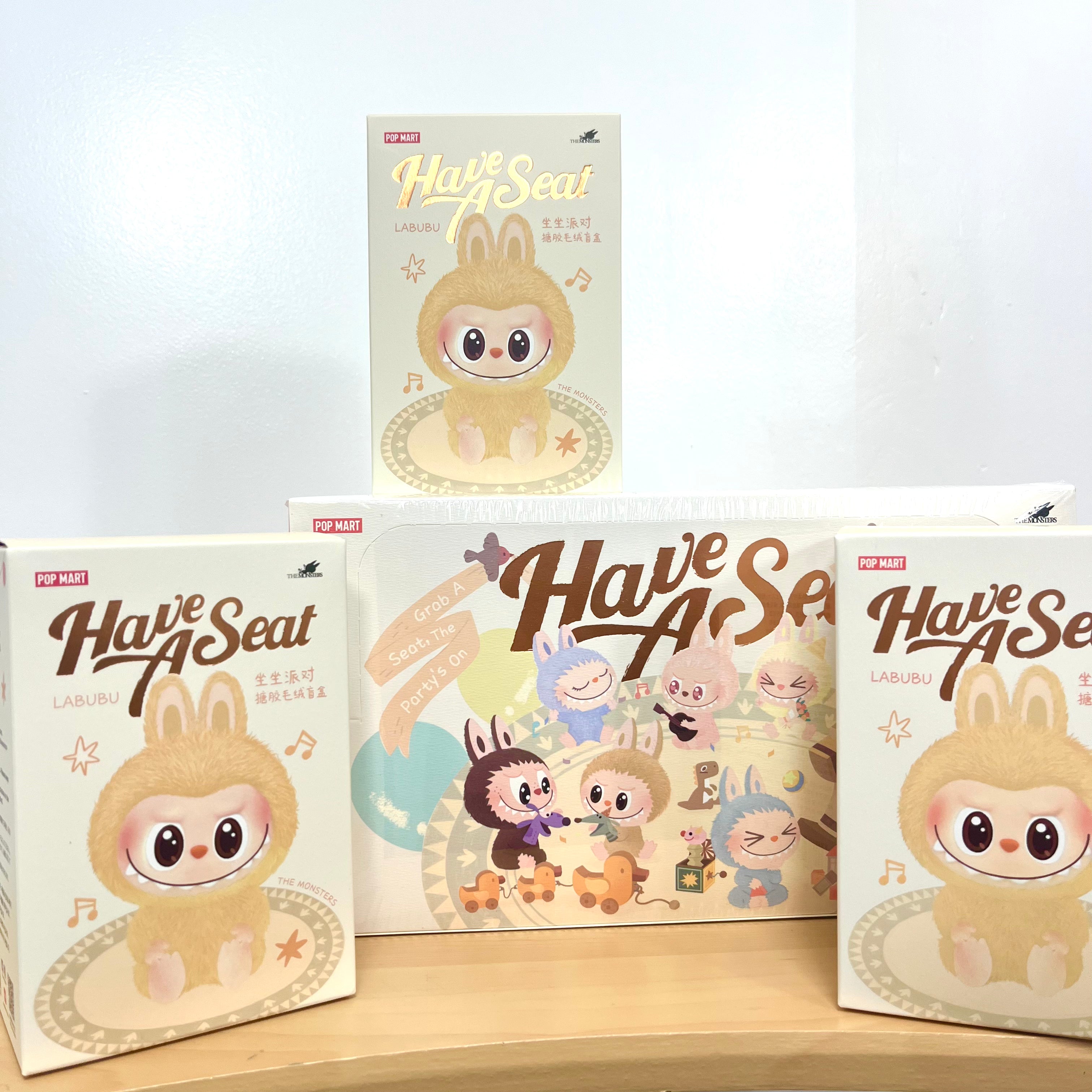 the monsters - have a seat vinyl plush blind box OFFICIAL LABUBU : THE MONSTERS