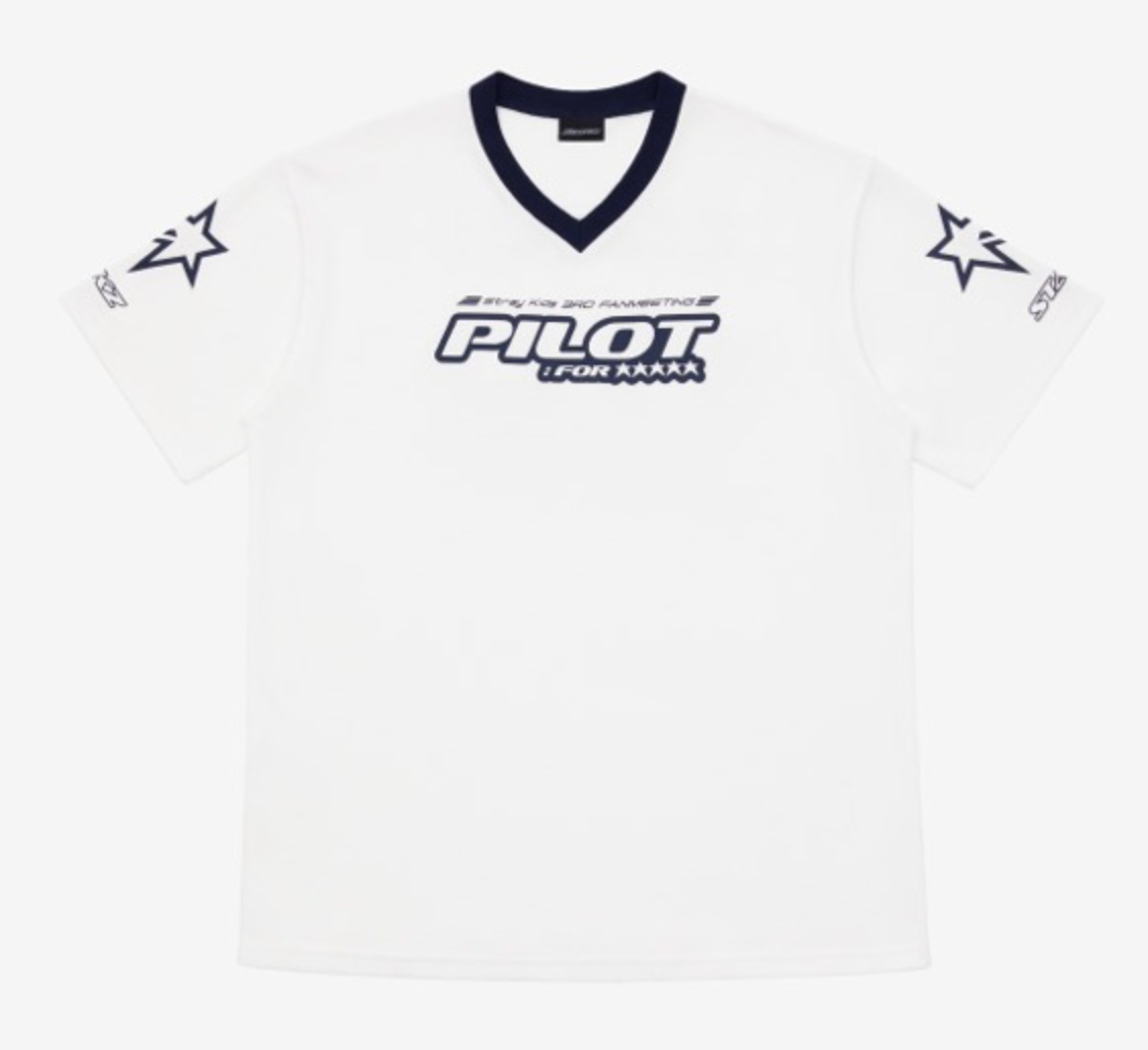 T-SHIRT WHITE - 'PILOT : FOR ' – KPOP Store in USA
