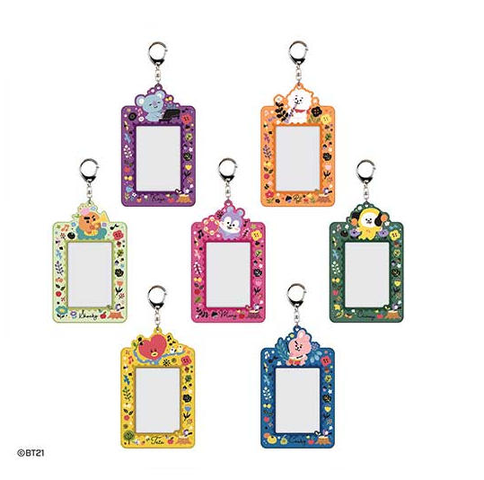 ★専用★BTS BT21 テテ テヒョン キーリング トレカケース マグネット ☆専用☆BTS BT21 テテ テヒョン キーリング トレカケース マグネット