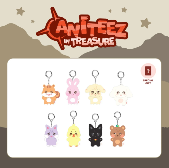 ATEEZ: ANITEEZ IN TREAUSRE - OFFICIAL MINI PLUSH – KPOP Store in USA