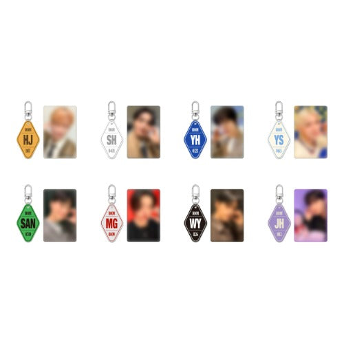 PRE ORDER] ATEEZ POP-UP `8ROOM` OFFICIAL MERCH - 8ROOM KEYRING
