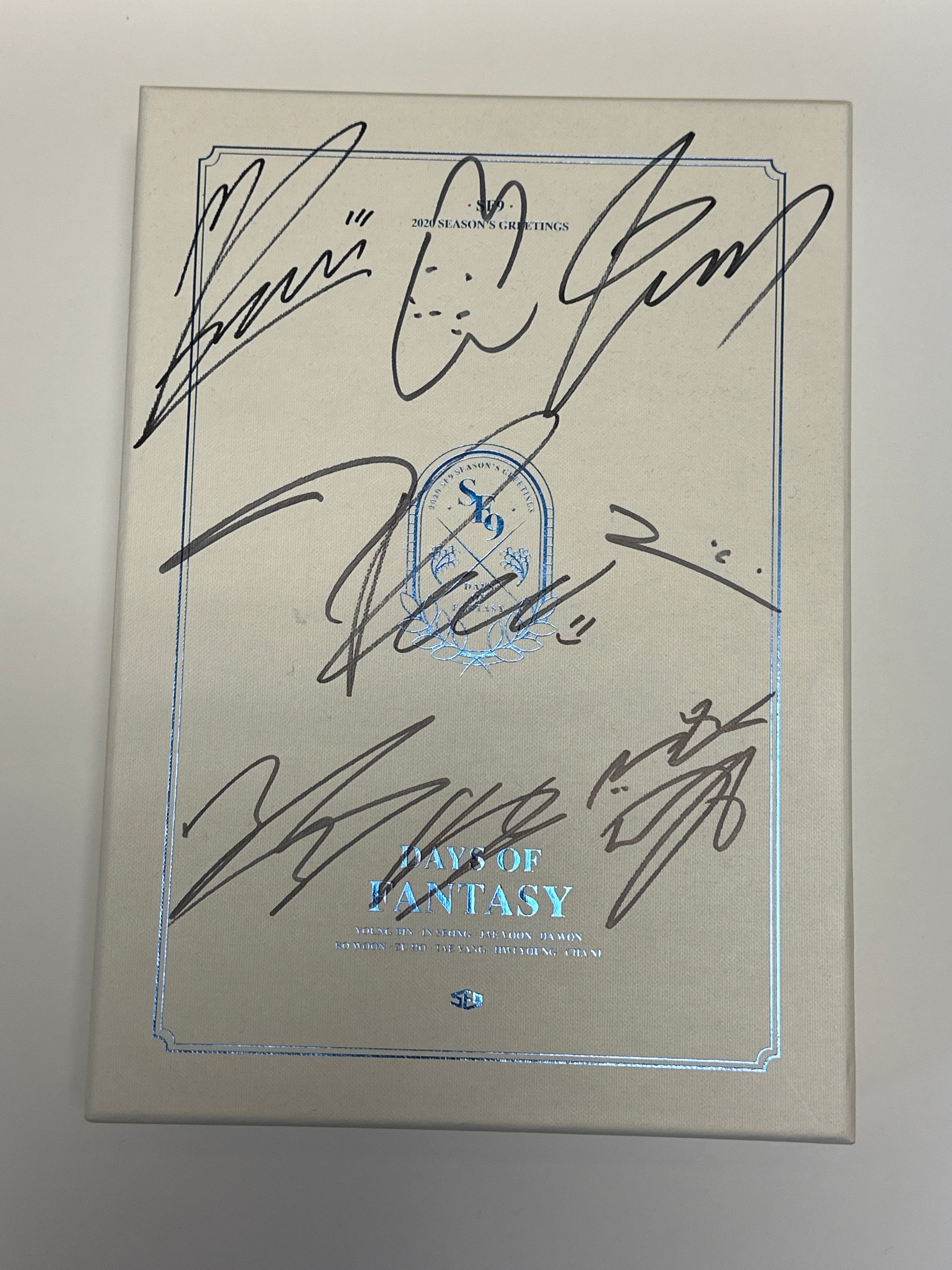 SF9 AUTOGRAPHED 2020 SEASON'S GREETING DAYS OF FANTASY – KPOP