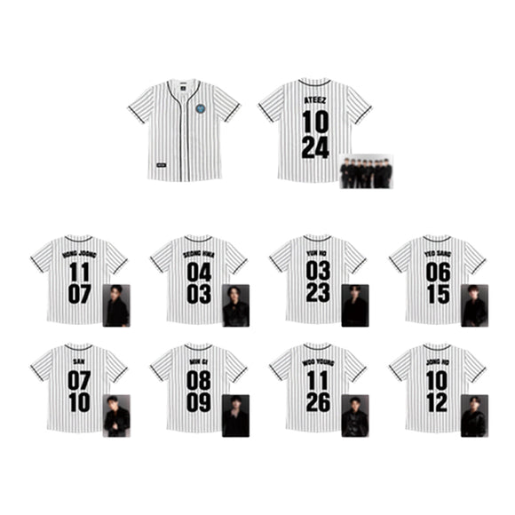 ATEEZ MINGI top EUROPE POP UP SPORTS JERSEY