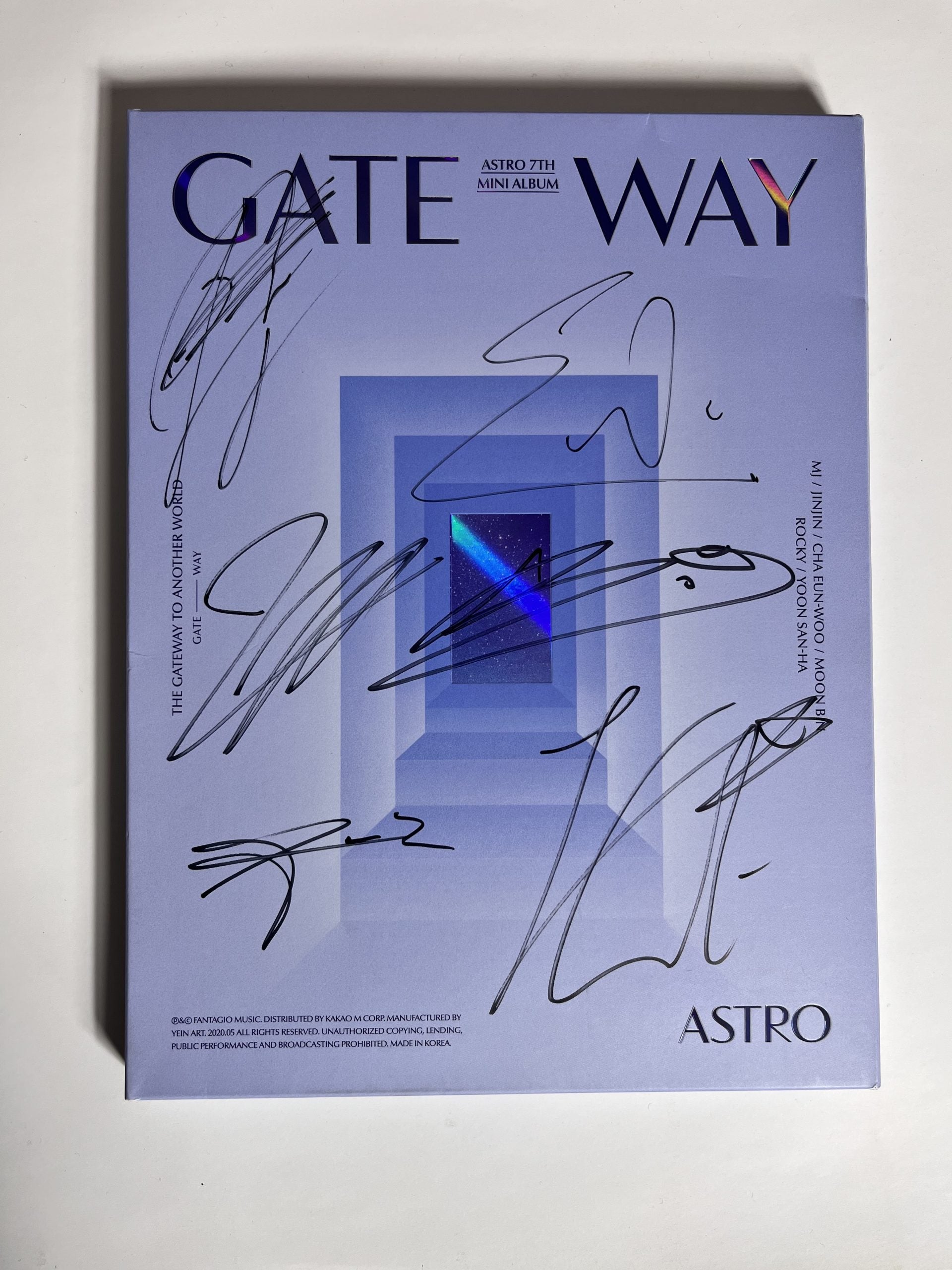 ASTRO - 7th Mini Album [GATEWAY] (ANOTHER WORLD VER.) AUTOGRAPHED ALBU