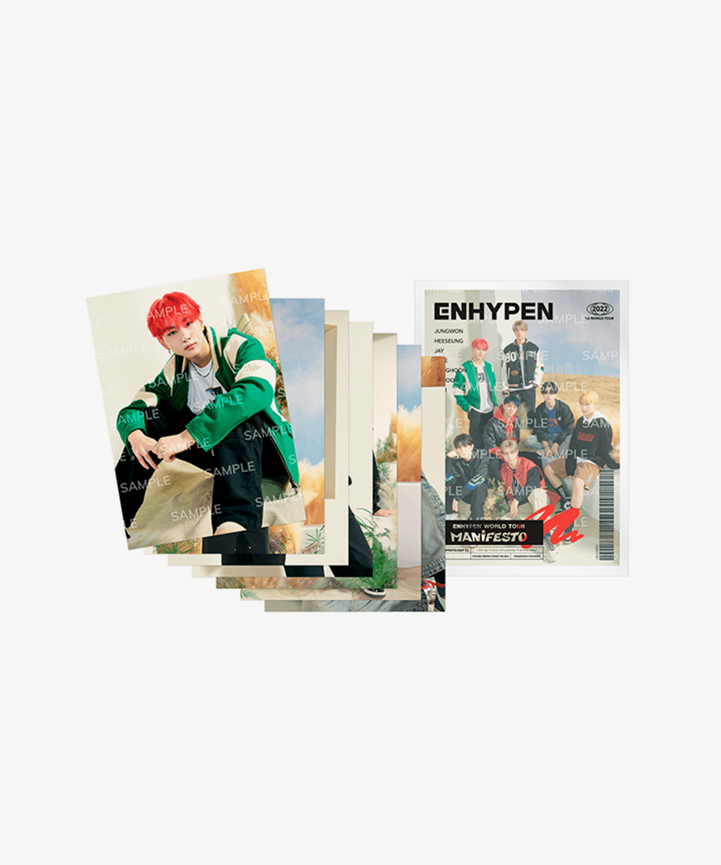 ENHYPEN - WORLD TOUR MANIFESTO MERCH - MINI POSTER SET – KPOP
