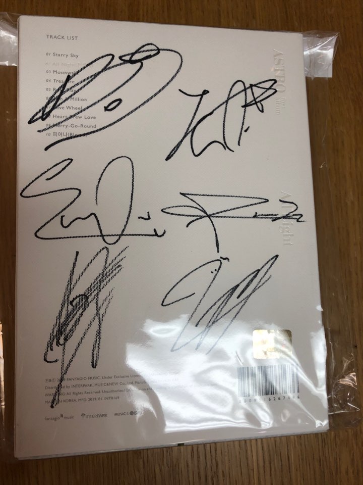 ASTRO All Light Album purchases Signed