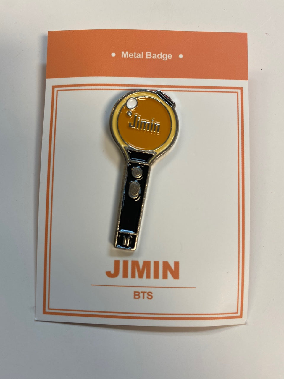 BTS JIMIN Logo Pin Badge – KPOP Store in USA