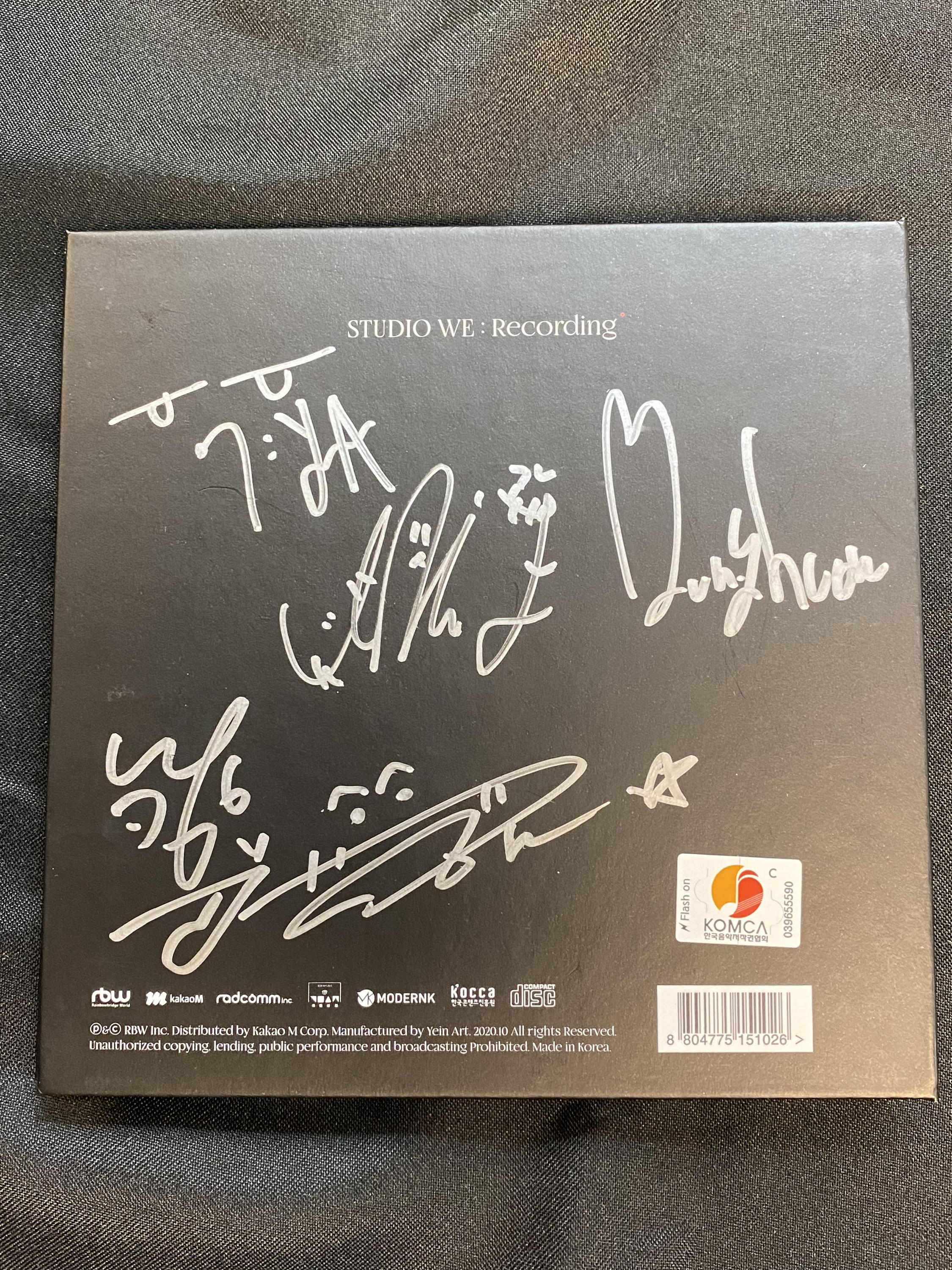 ONEWE SIGNED buy ALBUM