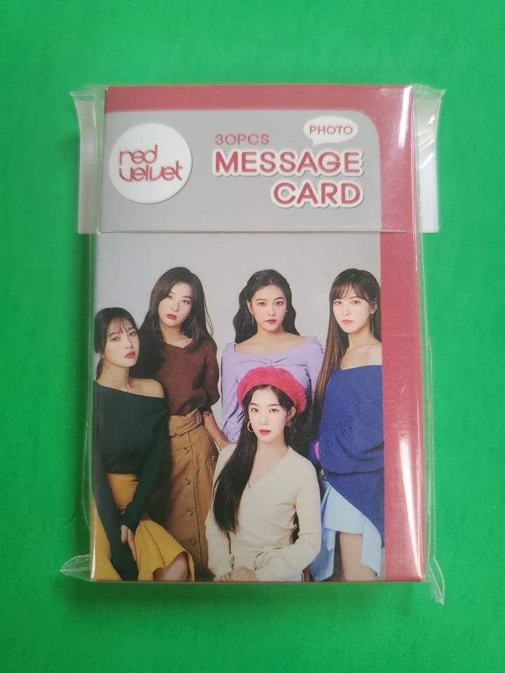 RED VELVET - PHOTO MESSAGE CARD – KPOP Store in USA