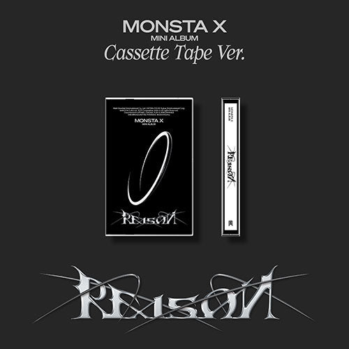 MONSTA X - 12th Mini Album 'REASON' (Cassette Tape Ver.)