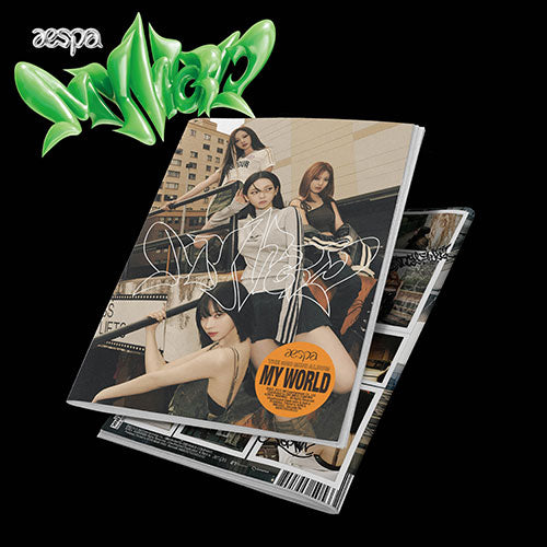 aespa - 3rd Mini Album [MY WORLD] (Tabloid Ver.)