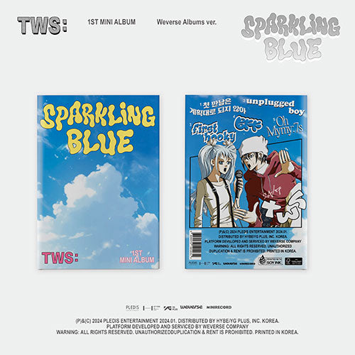 TWS - 1st Mini Album [Sparkling Blue] (Weverse Albums ver.)