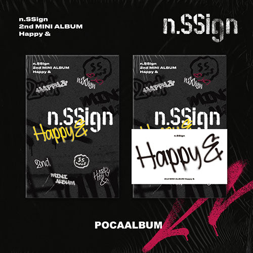 n.SSign - 2nd Mini Album [Happy &] (POCCAALBUM]