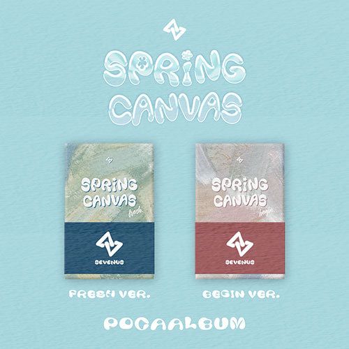 SEVENUS - 1st Mini Album [SPRING CANVAS] POCAALBUM