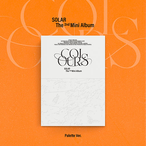 [PRE ORDER] SOLAR - The 2nd Mini Album [COLOURS] (Palette Ver.)