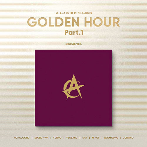 ATEEZ - 10th Mini Album [GOLDEN HOUR : Part.1] Digipak Ver.