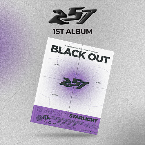[PRE ORDER] 257 - 1st Album [BLACK OUT]