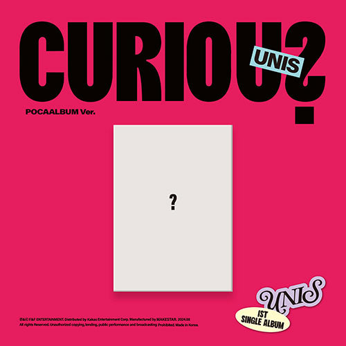 UNIS - 1ST SINGLE ALBUM [CURIOUS] (POCAALBUM Ver.)