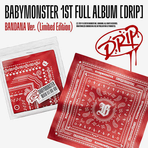 BABYMONSTER - 1st FULL ALBUM [DRIP] (BANDANA Ver. Limited Edition)