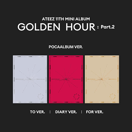 [PRE ORDER] ATEEZ - 11th Mini Album [GOLDEN HOUR : Part.2] (POCAALBUM VER.)