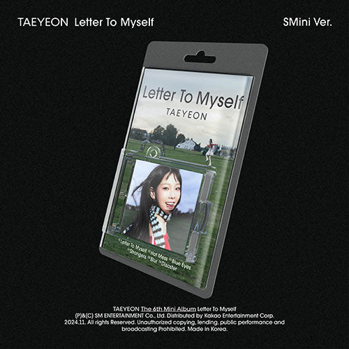 [PRE ORDER] TAEYEON - 6th Mini Album [Letter To Myself] (SMini Ver.)