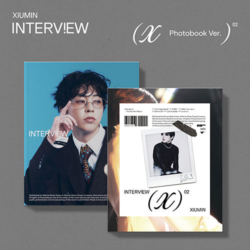 XIUMIN - INTERVIEW X [PHOTOBOOK VER.]