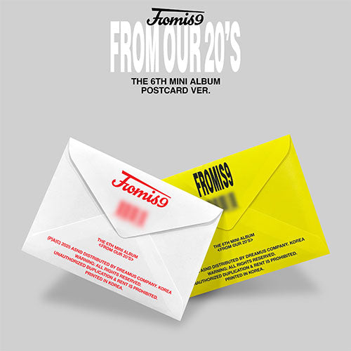 FROMIS_9 - THE 6TH MINI ALBUM [FROM OUR 20'S] (POSTCARD VER.)