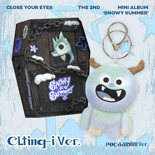 CLOSE YOUR EYES - THE 2ND MINI ALBUM [SNOWY SUMMER] CLTING-I VER. (POCAALBUM)