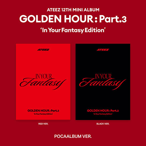 ATEEZ GOLDEN HOUR 3冊セット　ポカアルバム　直筆サイン　ミンギ ATEEZ - GOLDEN HOUR : Part.3 'In Your Fantasy Edition' (Pocaalbum
