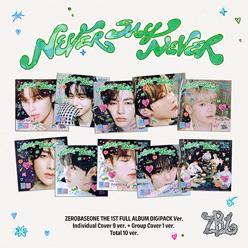 [PRE ORDER] ZEROBASEONE - THE 1ST FULL ALBUM [NEVER SAY NEVER] (DIGIPACK Ver.) + POB