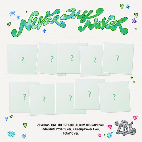 [PRE ORDER] ZEROBASEONE - THE 1ST FULL ALBUM [NEVER SAY NEVER] (DIGIPACK Ver.) + POB