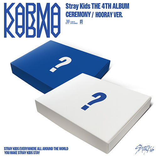 [PRE ORDER] Stray Kids - THE 4TH ALBUM [KARMA] (CEREMONY VER., HOORAY VER.)
