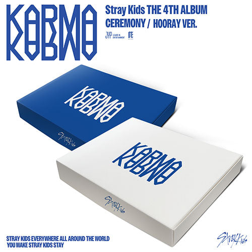 [PRE ORDER] Stray Kids - THE 4TH ALBUM [KARMA] (CEREMONY VER., HOORAY VER.)