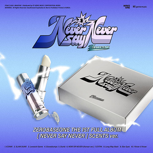 [PRE ORDER] ZEROBASEONE - THE 1ST FULL ALBUM [NEVER SAY NEVER] (SCENTS Ver. LIMITED)