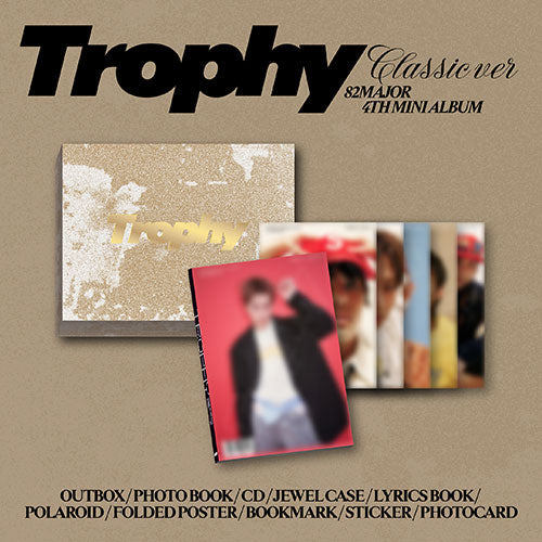 [PRE ORDER] 82MAJOR - 4th Mini Album [Trophy] (Classic ver.) (RANDOM COVER)