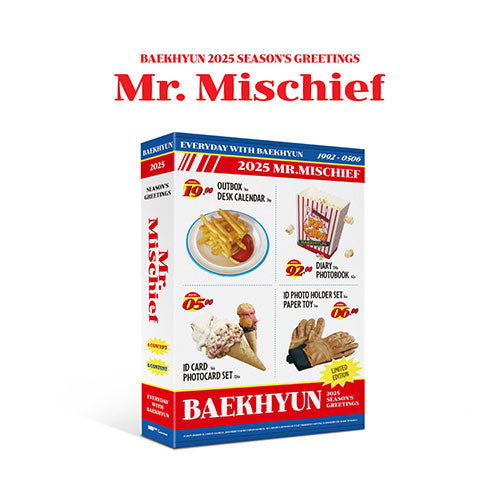 [PRE ORDER] BAEKHYUN - BAEKHYUN 2025 SEASON'S GREETINGS [Mr. Mischief]