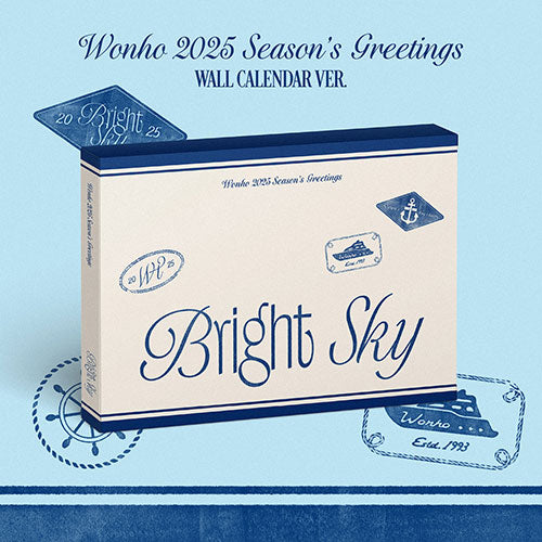 [PRE ORDER] WONHO - 2025 SEASON'S GREETINGS 'Bright Sky' (WALL CALENDAR Ver.)