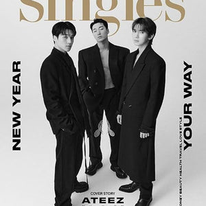 SINGLES KOREA MAGAZINE 2024 JANUARY | WOOYOUNG, SAN & YEOSANG (ATEEZ)