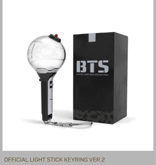 BTS OFFICIAL LIGHTSTICK KEYRING Ver. 2
