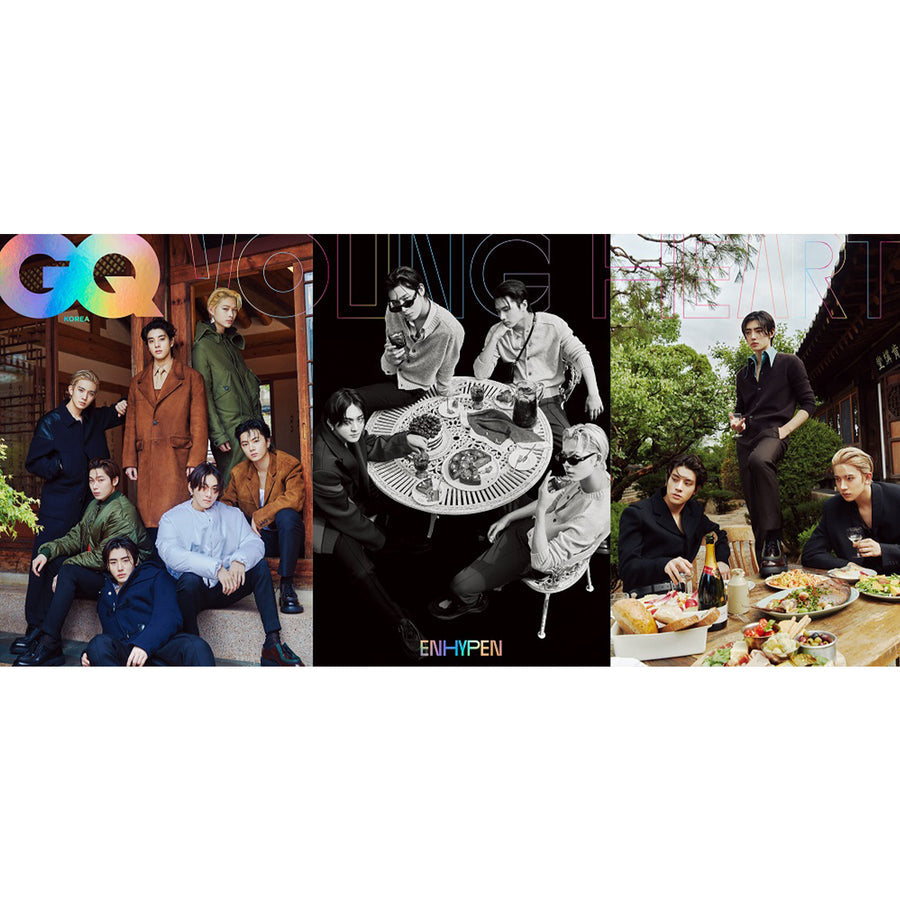 GQ Korea Magazine 2023 August | ENHYPEN