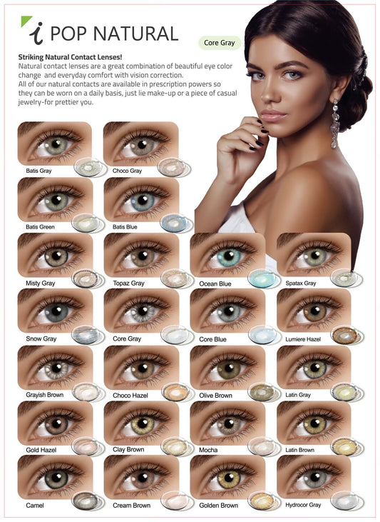 i POP NATURAL LENSES - CONTACT LENSE