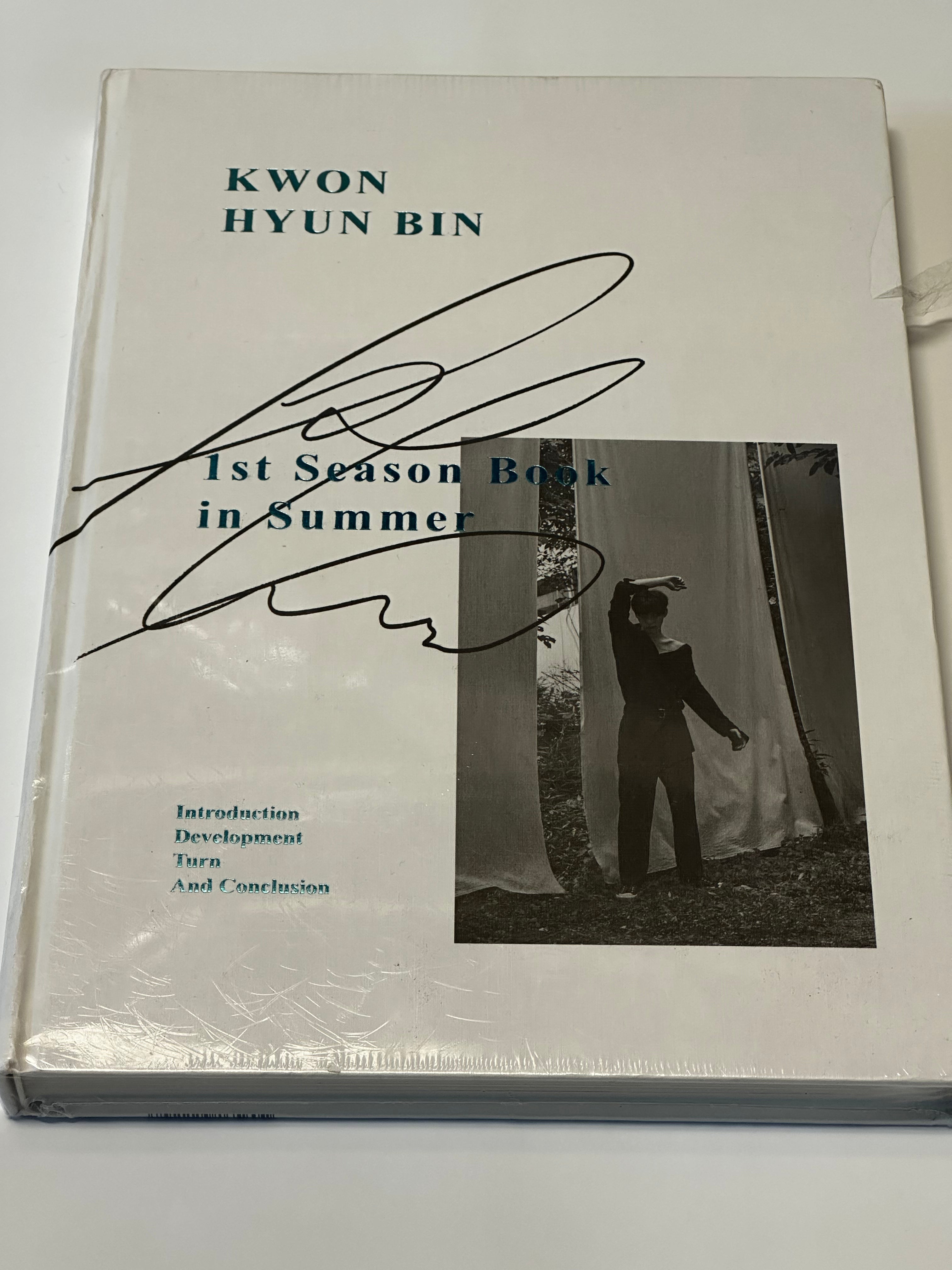 KWON HYUN BIN | 1ST SEASON BOOK IN SUMMER | AUTOGRAPHED ALBUM – KPOP ...