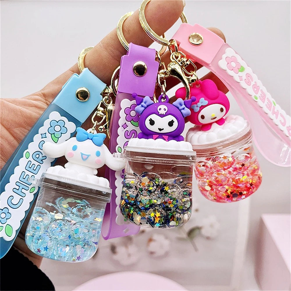 SANRIO - CHARACTER BUBBLE PEARL KEYCHAIN