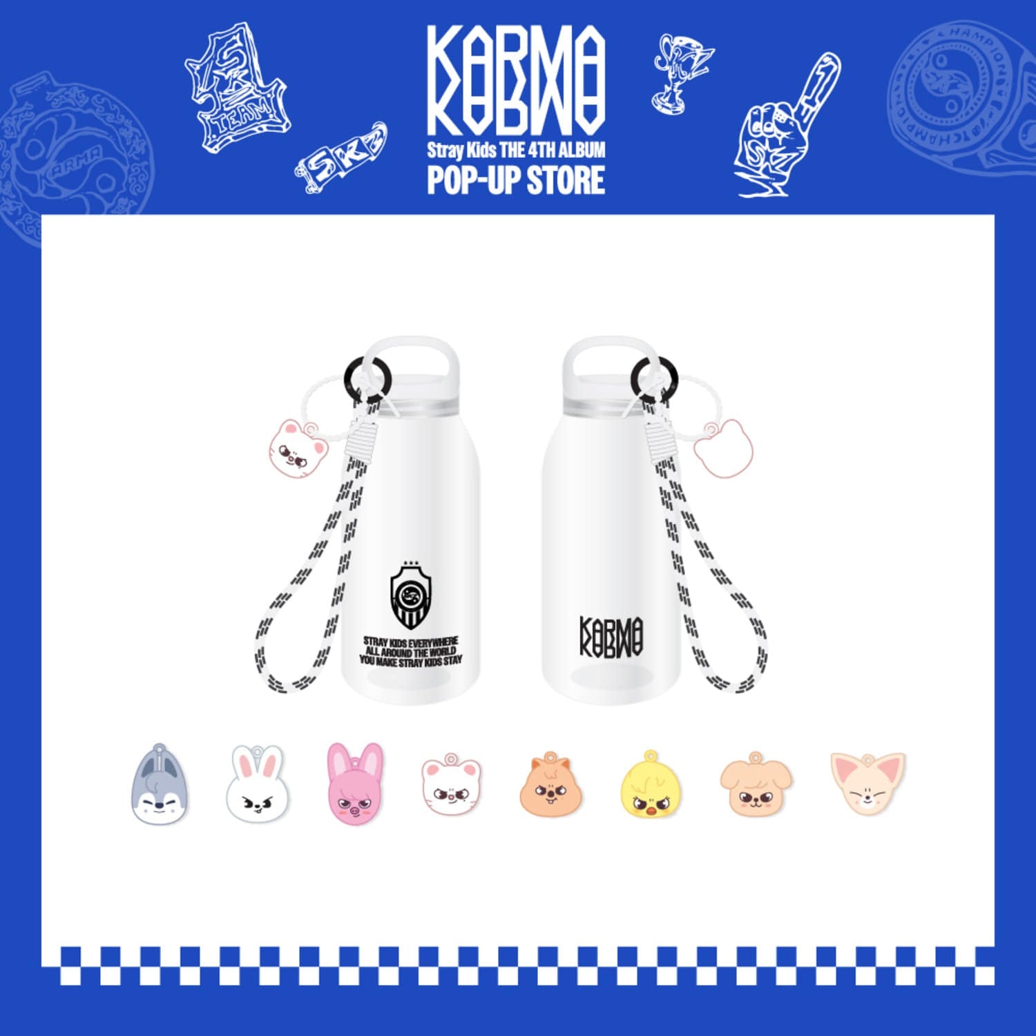[PRE ORDER] STRAY KIDS - SKZOO TUMBLER [KARMA POP UP STORE OFFICIAL MD]