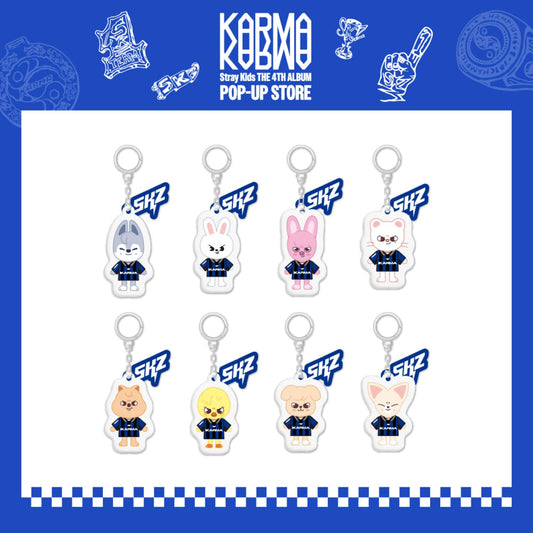 [PRE ORDER] STRAY KIDS - SKZOO YINYANG KEYRING [KARMA POP UP STORE OFFICIAL MD]