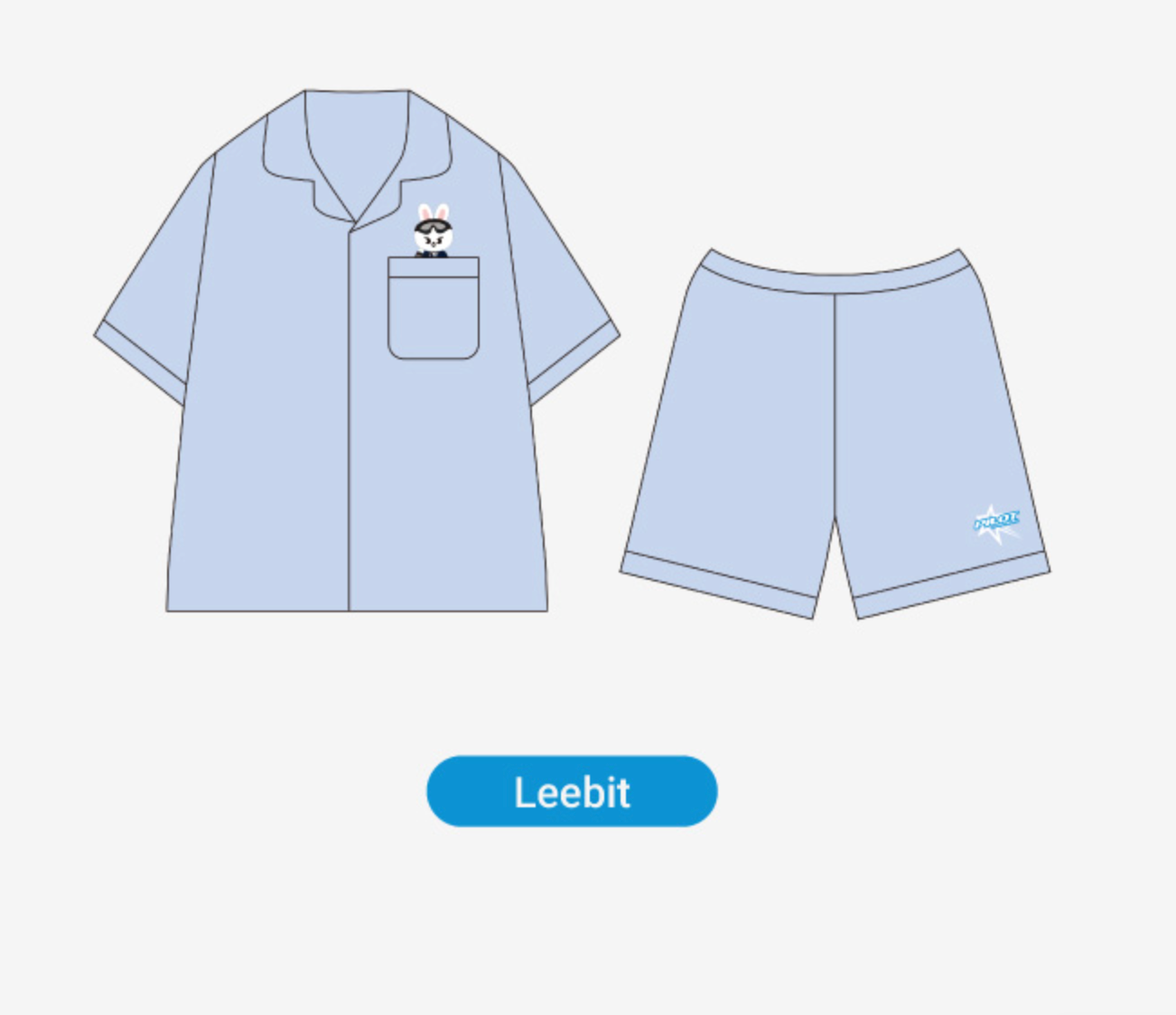 SKZOO PAJAMA SET - 'PILOT : FOR ★★★★★'