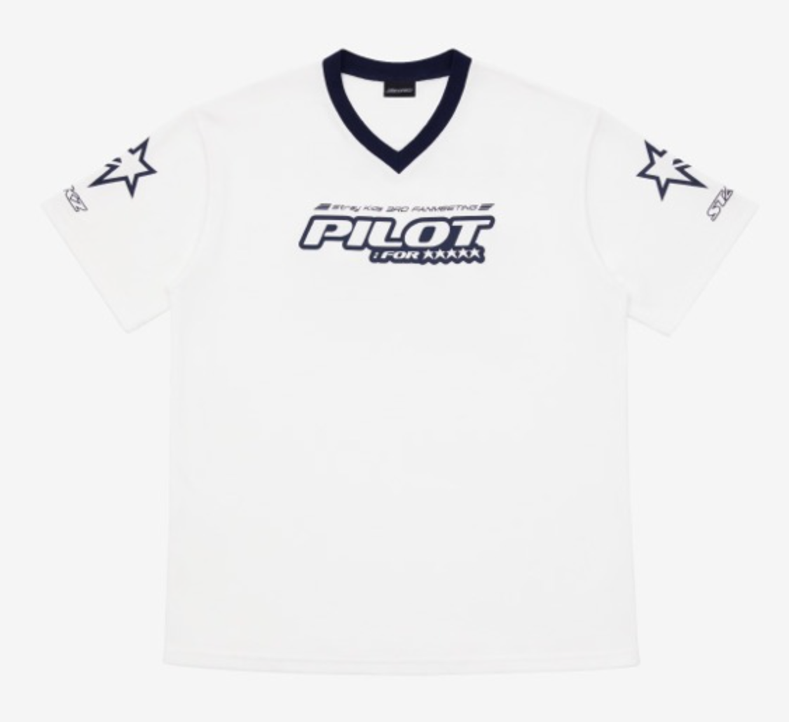 T-SHIRT WHITE - 'PILOT : FOR ★★★★★'