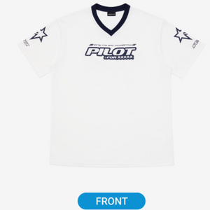 T-SHIRT WHITE - 'PILOT : FOR ★★★★★'